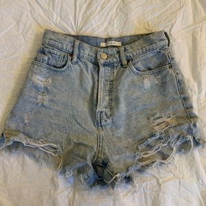 Light blue pacsun vintage high rise shorts size 24